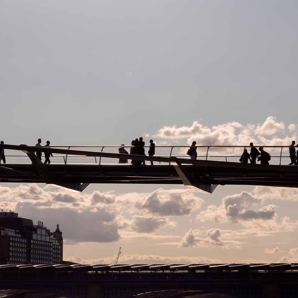 Tour Sur de Londres milennium bridge